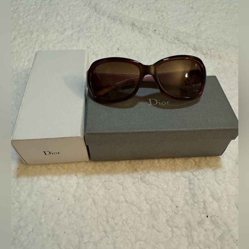 Dior Women's Elegant Brown Sunglasses